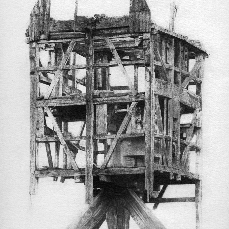 Broomolie druk Molen omgeving Leipzig