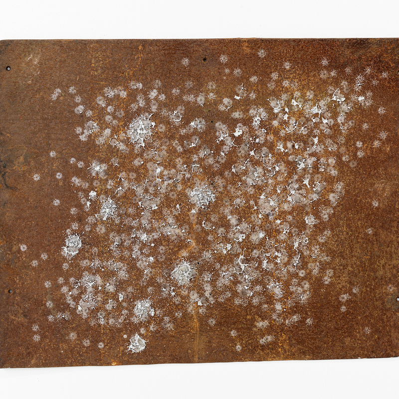 Materie. Staal, kaarsvet en tin. Sterrenhemel